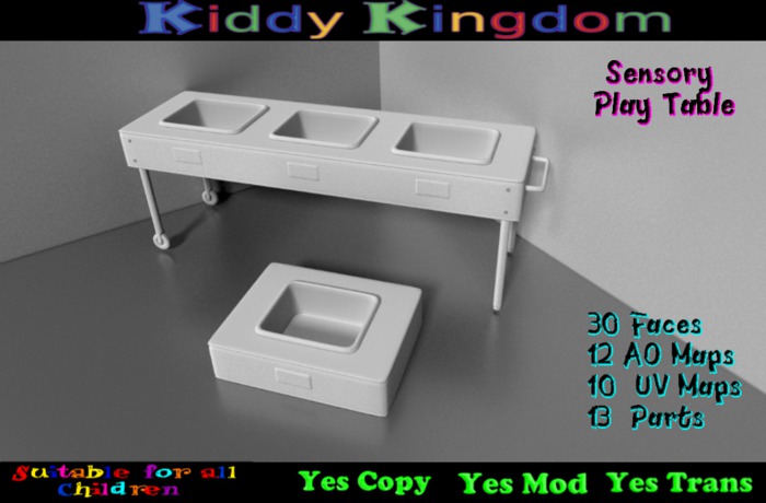 (KK) Sensory Play Table