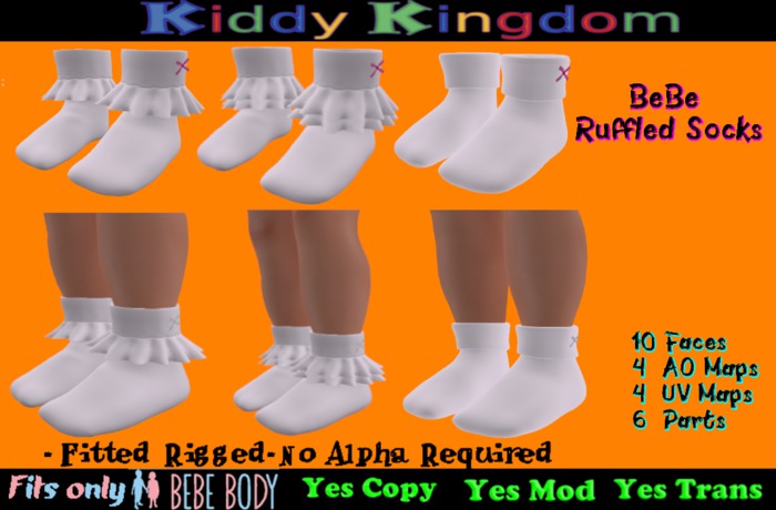 (KK) BeBe Ruffle Socks Box