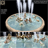 GD MESH FOUNTAIN OF APOLLON VERSAILLES