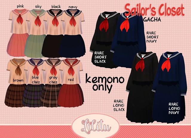 Sailor Uniform (Red) - Lilitu Store