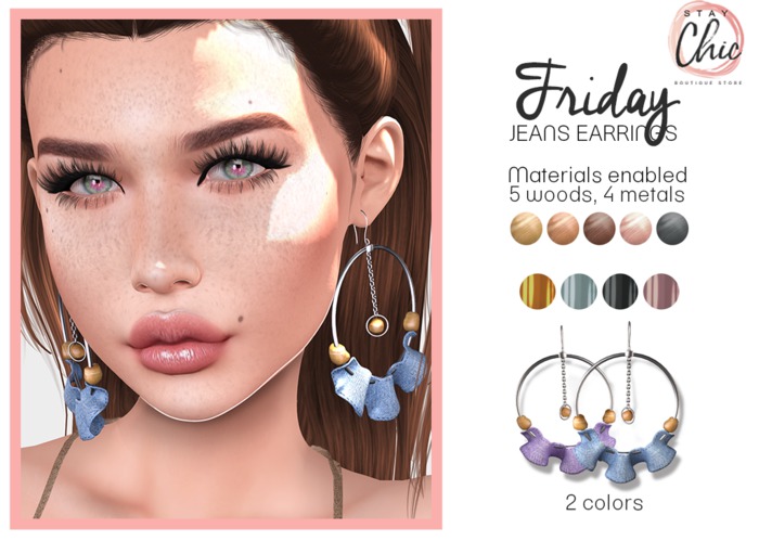 Stay Chic - Friday earrings pack1(add me)