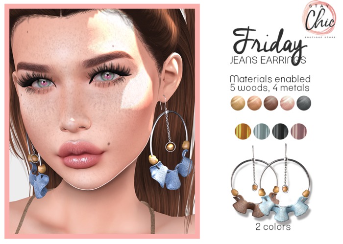 Stay Chic - Friday earrings pack 2 (add me)