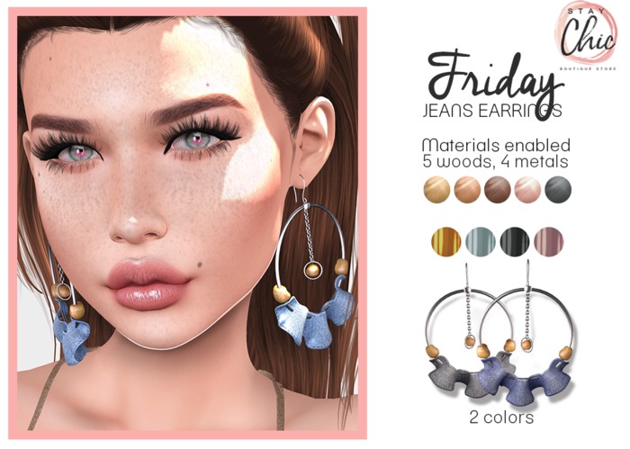 Stay Chic - Friday earrings pack 3(add me)