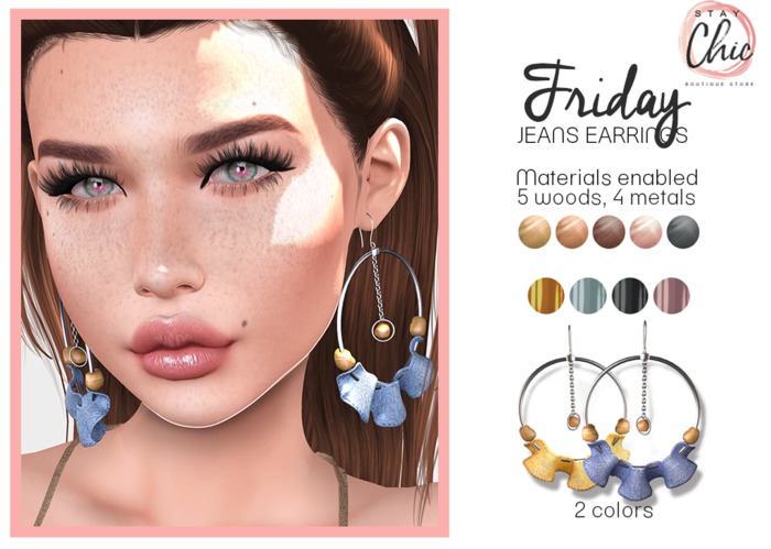 Stay Chic - Friday earrings pack 4(add me)