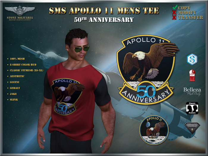 SMS 50th Anniversary Apollo 11 Tee A