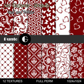 Set Textures Brandy - Red and White