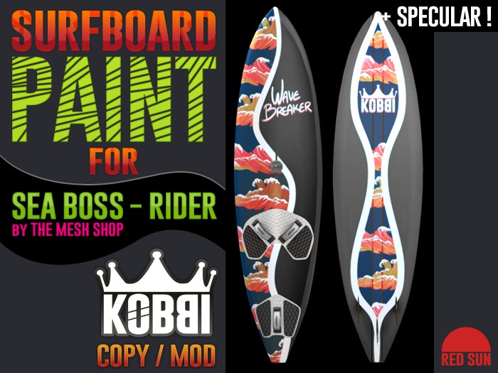 SeaBoss Rider - KOBBI Paint 'Wave Breaker' - REDSUN