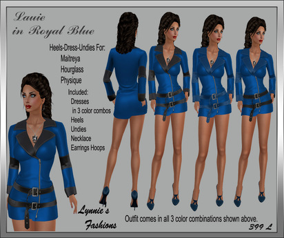 Second Life Marketplace - LAURIE IN ROYAL BLUE