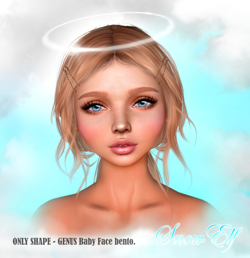 *Snow Elf* Shape for GENUS Baby Face bento