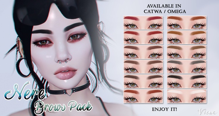 Viena. Nere Brows Pack