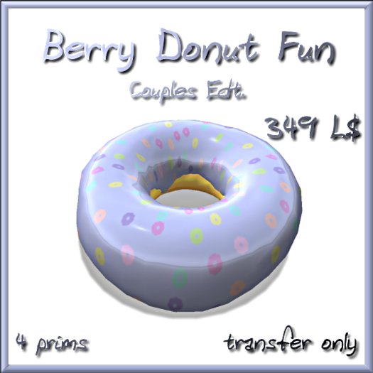Berry Donut Fun- Couples Edt.- Fire Beach Designs (Giftbox)