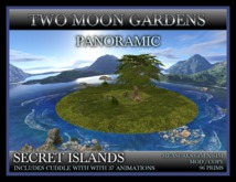 SECRET ISLANDS ~ Panoramic Skybox Garden 360 degrees view