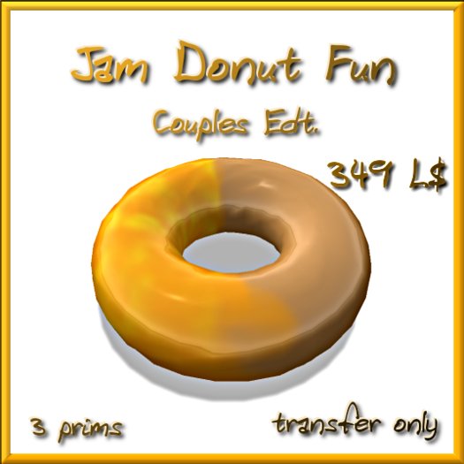 Jam Donut Fun- Couples Edt.- Fire Beach Designs (Giftbox)