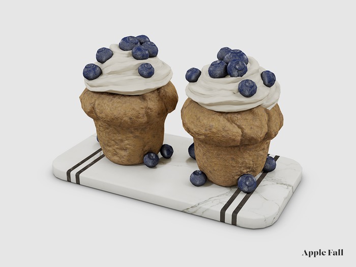 West Village Blueberries & Cream Muffins (Box)