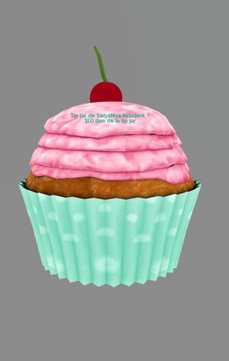 tip jar cupcake