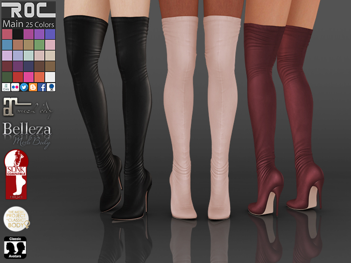 ::ROC:: Thigh High Boots