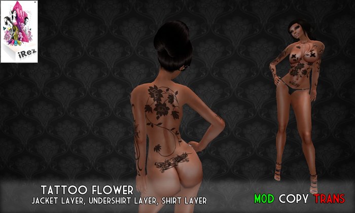 -iRez - Tattoo Flower