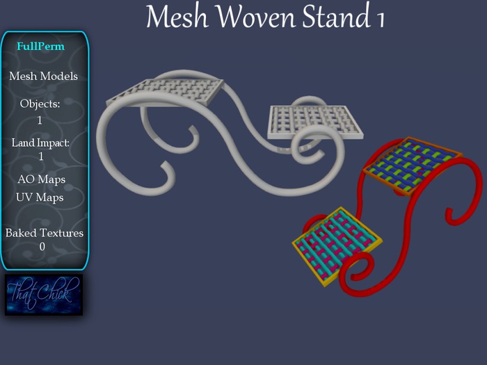 ~tc~ Mesh Woven Stand 1 FullPerm Kit