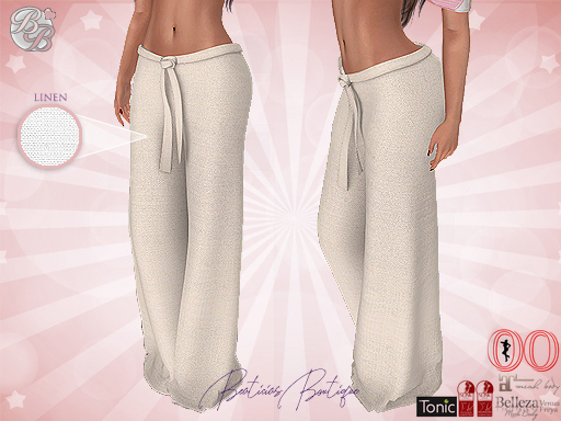 Beach Beige Linen Pants