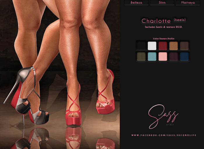 sass [charlotte] heels