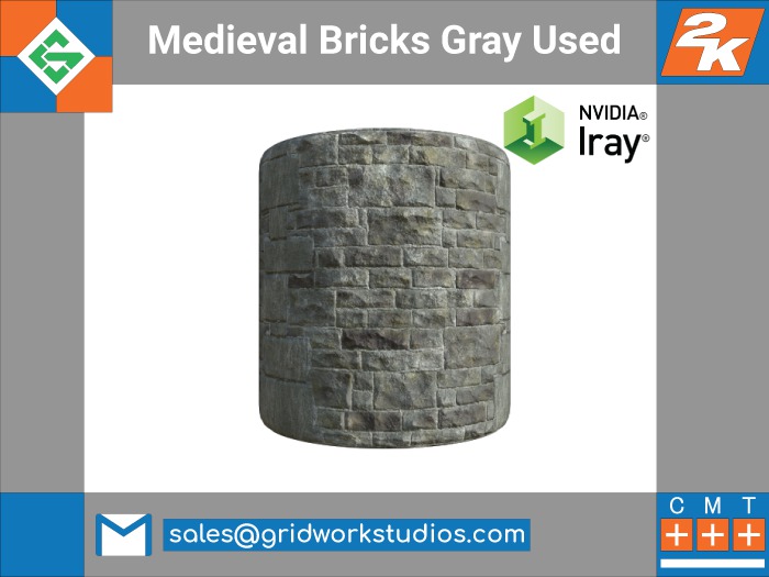 Medieval: Bricks Gray Used