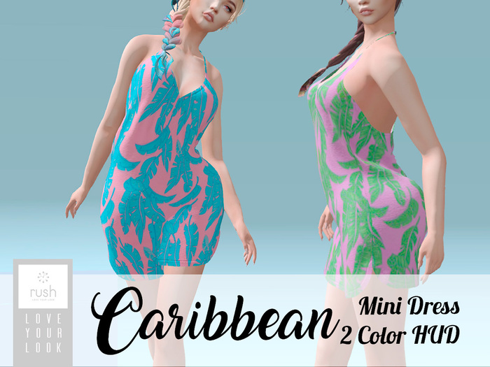 RUSH Caribbean Dress 2 Color HUD Pack