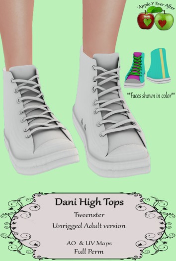 {AEA} Dani High Tops Tweenster/Adult Demo