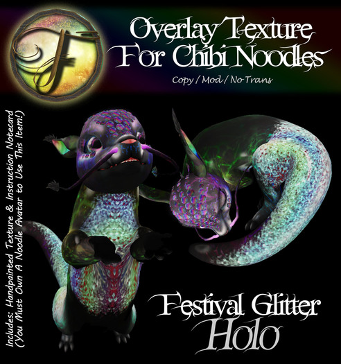 Folly - Glitter Overlay Texture for Noodles - Holo