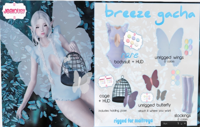 {jealousy.} breeze stockings .white.