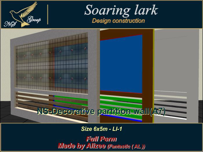 NS Decorative partition wall(A7)Full Perm
