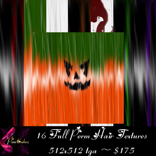 *PCz* Halloween Hair Textures