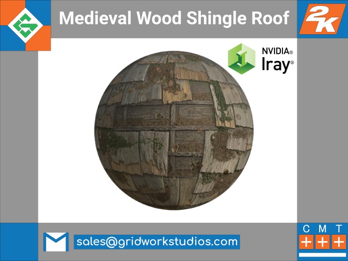 [ G.W.S. ] Medieval Wood Shingle Roof