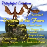 Animated Dragons & the Fawn, 27 Li, Bagged