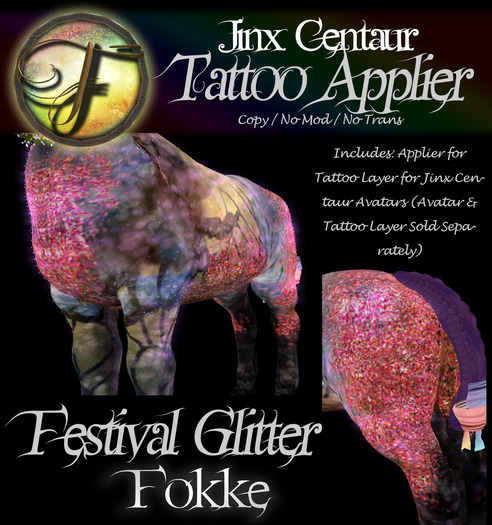 Folly - Glitter Tattoo Appliers for Jinx Centaurs - Fokke