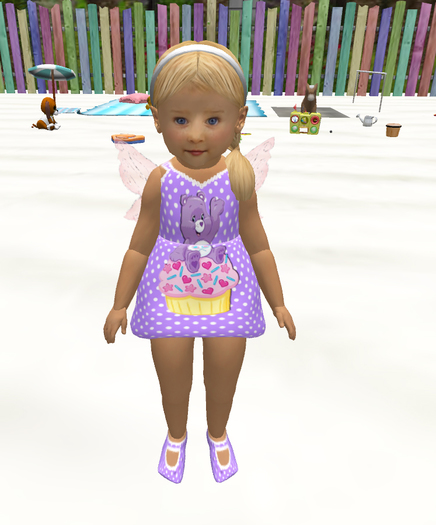 ZOOBY DOTTY BEAR DRESS G&L