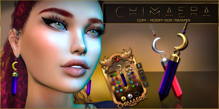 CHIMAERA - 'Luna Earrings' 