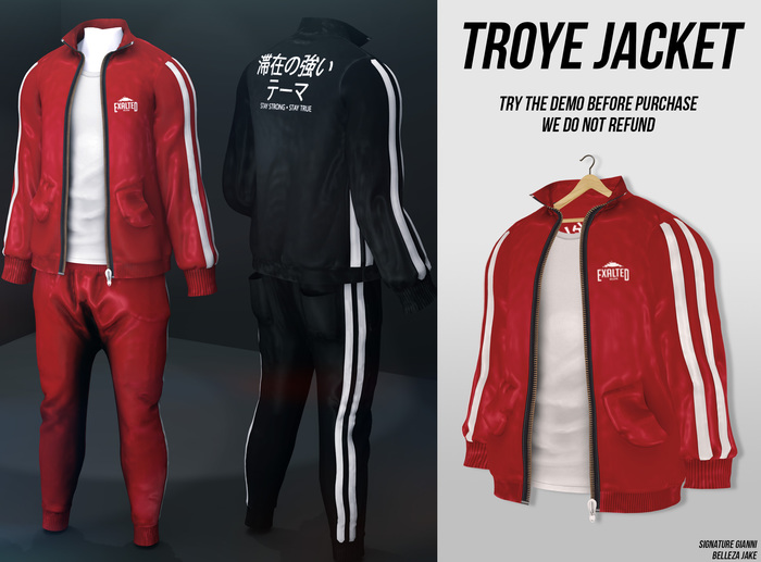 ExalteD - Troye Jacket {Belleza & Signature} Red