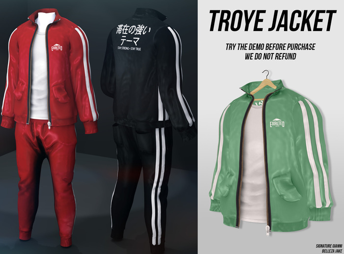 ExalteD - Troye Jacket {Belleza & Signature} Green