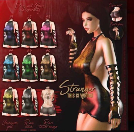 THIS IS WRONG Stranger (pack) - tattoo 02 RARE