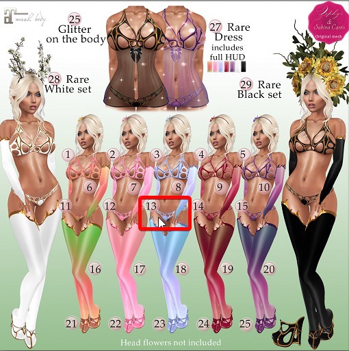 13. "Zephyr" Fairy panties (blue)