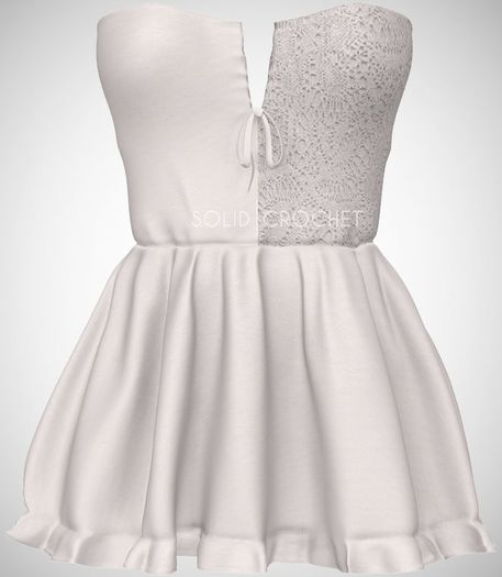 ChicModa // Charlene Dress // WHITE