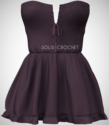 ChicModa // Charlene Dress // PLUM