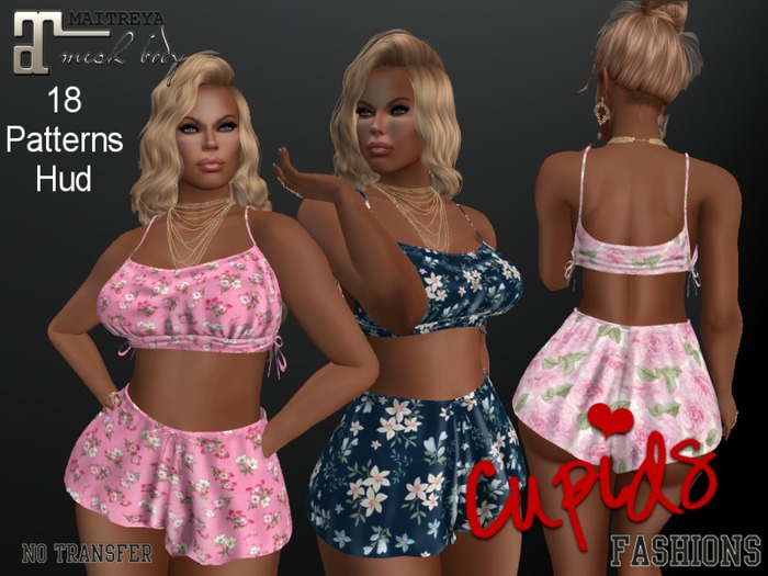 *CF* PAJAMA SET with 18 PATTERN HUD