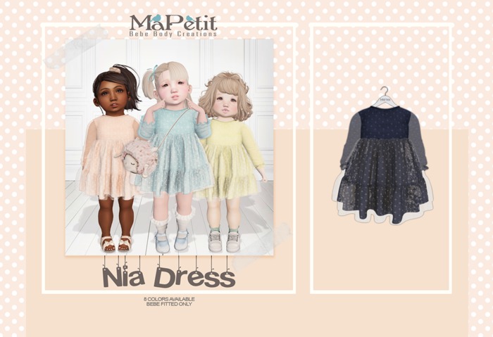 [M] Bebe Nia Dress (Fitted) - Azul