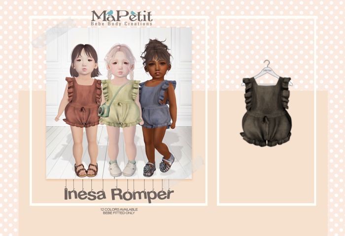 [M] Bebe Inesa Romper (Fitted) - Noir