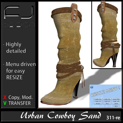 FJ Design Urban Cowboy Sand