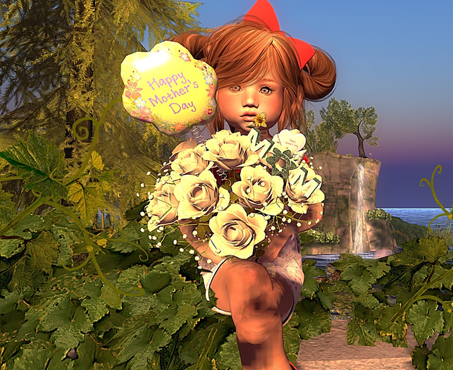 CJ Happy Mother's Day Roses Yellow TD Box - add