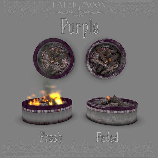 *pm* Oasis Fire Pit - Purple (ADD ME)