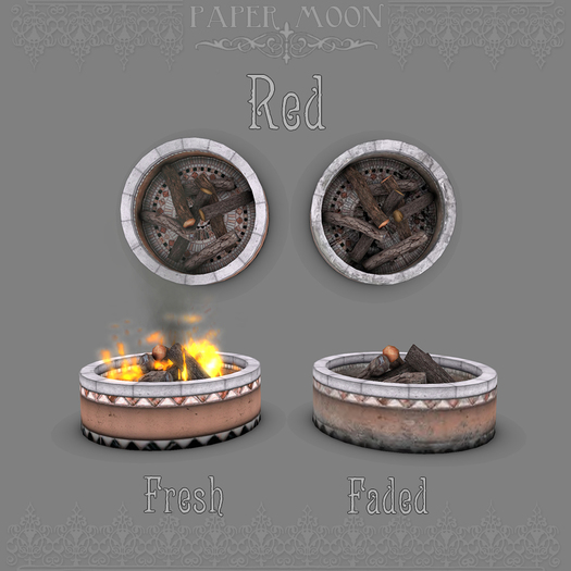 *pm* Oasis Fire Pit - Red
