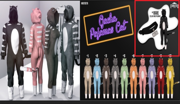 ExalteD - Pajamas Cat {Maitreya} *RARE*